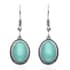 Amazonite Dangle Earrings in Stainless Steel 7.80 ctw image number 0