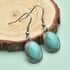 Amazonite Dangle Earrings in Stainless Steel 7.80 ctw image number 1