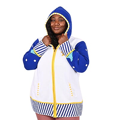 Whoopi Goldberg Holiday Collection Hannukah Octopus Sweater - 1X (MADE IN THE USA)