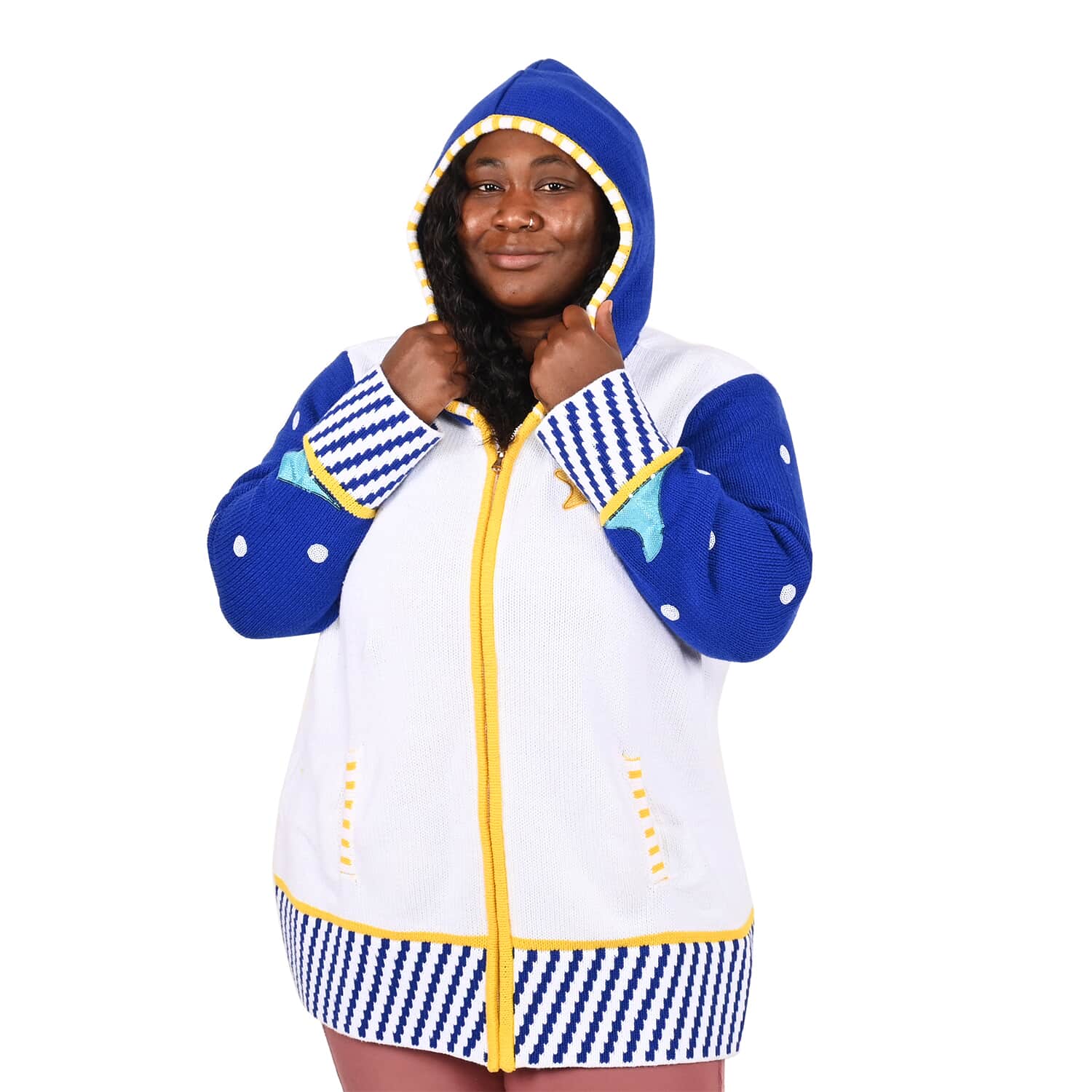 Ladies clearance hooded sweater