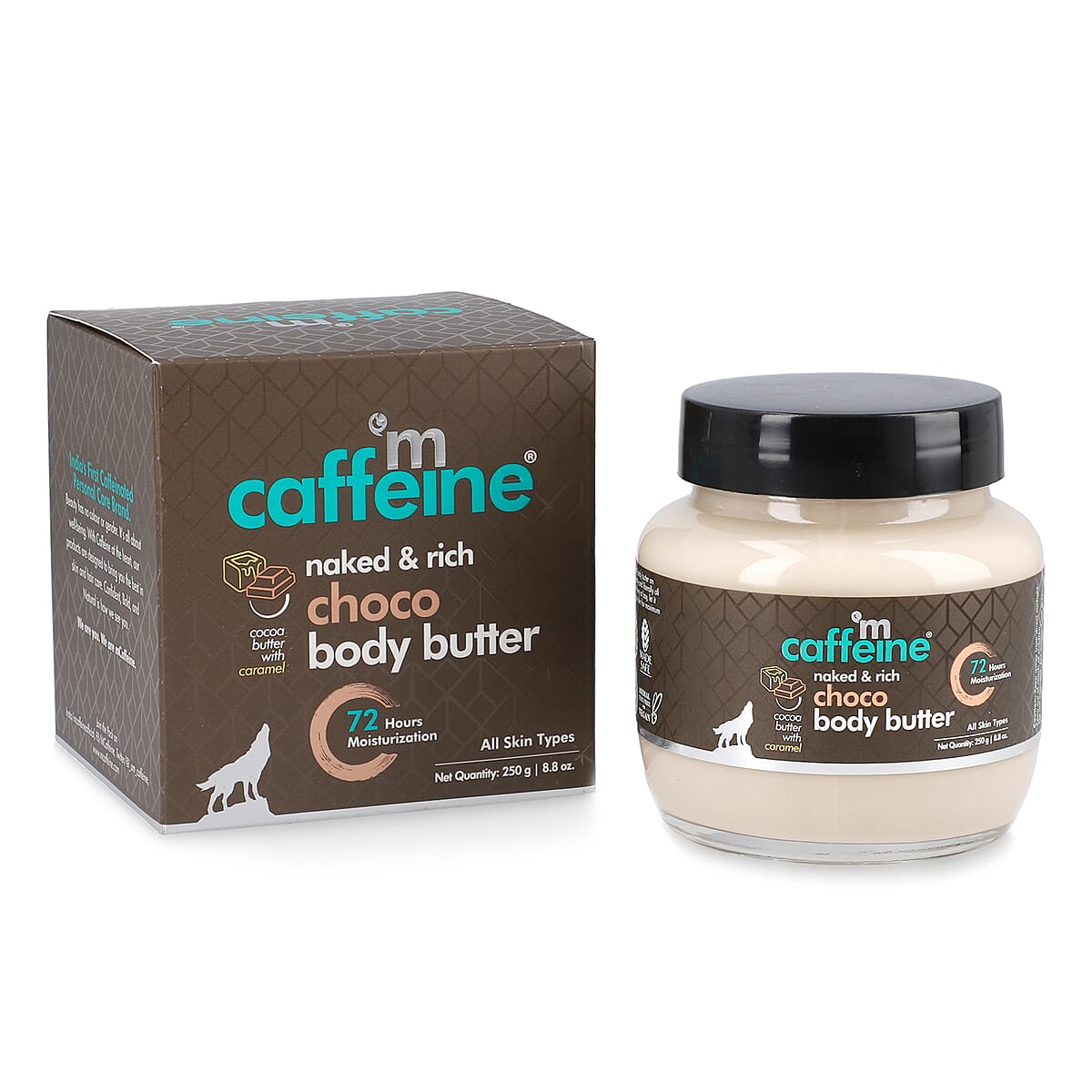 mCaffeine Naked & Rich Choco Body Butter with Caramel (8.8 fl oz) image number 0