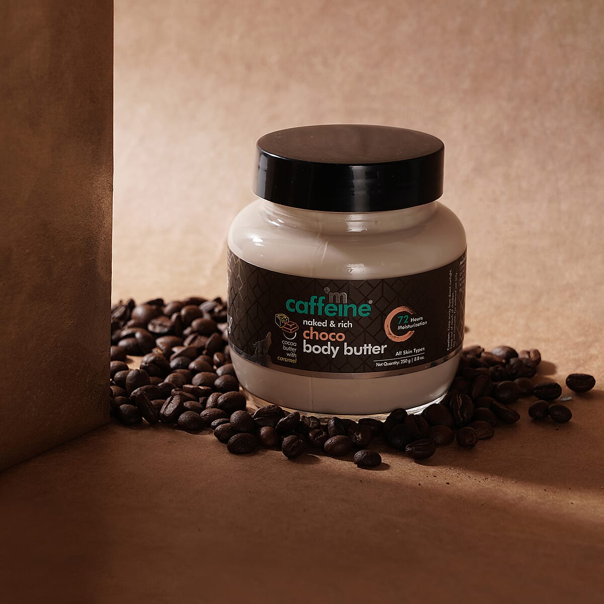 mCaffeine Naked & Rich Choco Body Butter with Caramel (8.8 fl oz) image number 1