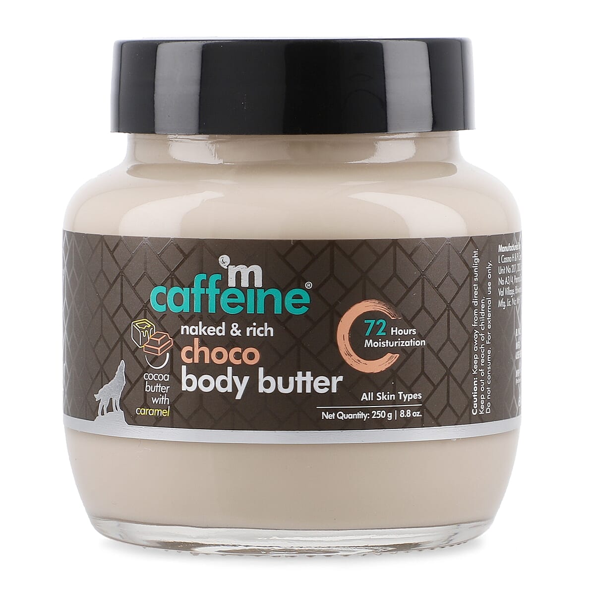 mCaffeine Naked & Rich Choco Body Butter with Caramel (8.8 fl oz) image number 2