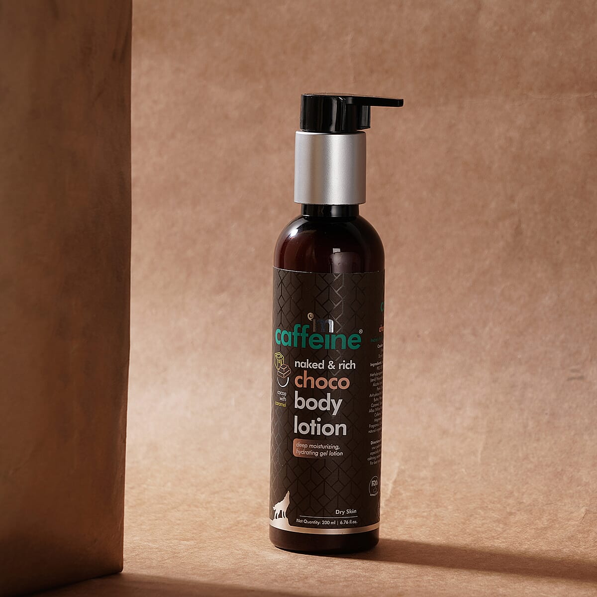 mCaffeine Naked & Rich Choco Body Lotion with Caramel (200ml) 6.76fl oz image number 1