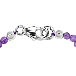 D'Joy Amethyst 11.15 ctw Bracelet in Sterling Silver, Birthstone Jewelry, Gifts For Wome (7.25 In) 