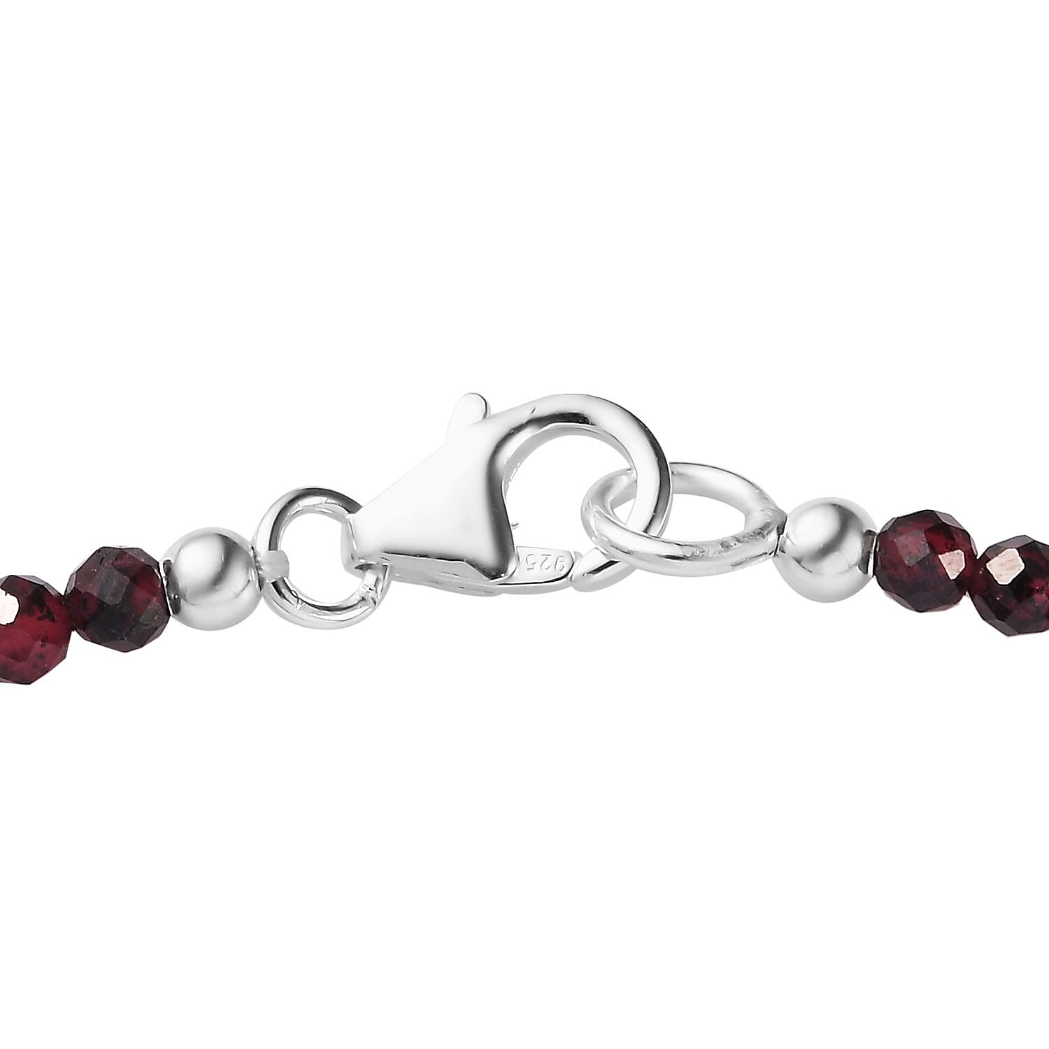 D'Joy Mozambique Garnet 18.90 ctw Bracelet in Sterling Silver, Birthstone Jewelry, Gifts For Women (7.25 In)