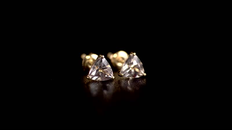 Iliana 18K Yellow Gold AAA Turkizite Solitaire Stud Earrings 1.60 ctw