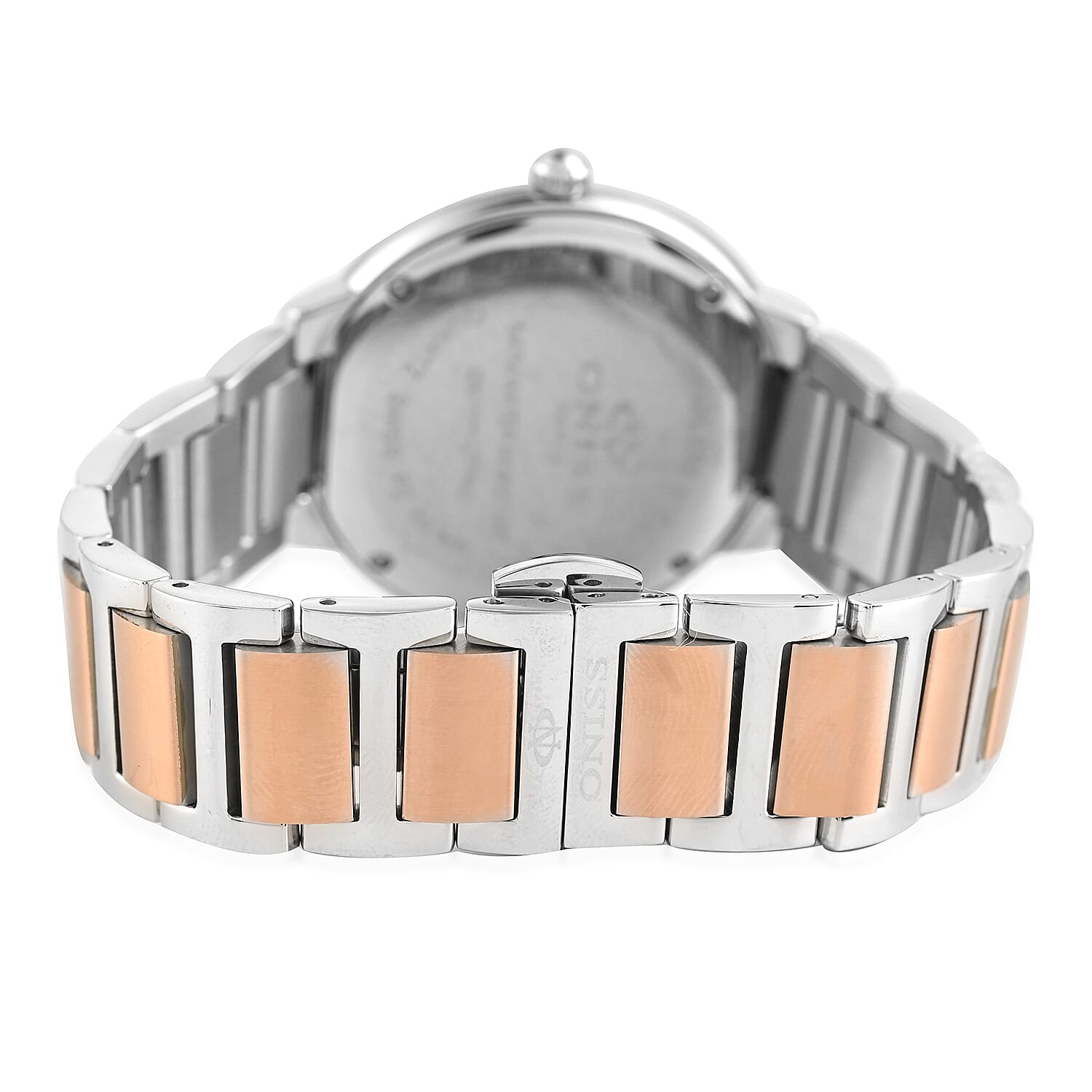 ONISS Swiss Movement Blue MOP Dial Watch in ION Plated RG and Stainless Steel Strap (36.50 mm) | Best Watch for Women | Designer Women's Wrist Watch