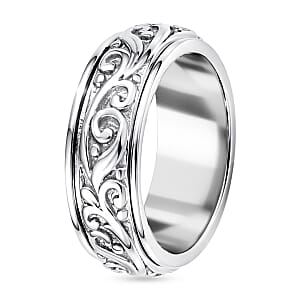 D'Joy Band Ring in Sterling Silver (Size 6.0) 5.36 Grams