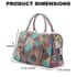 Chaos By Elsie Multi Color Snake Print Genuine Leather Double Buckle Tote Bag image number 3