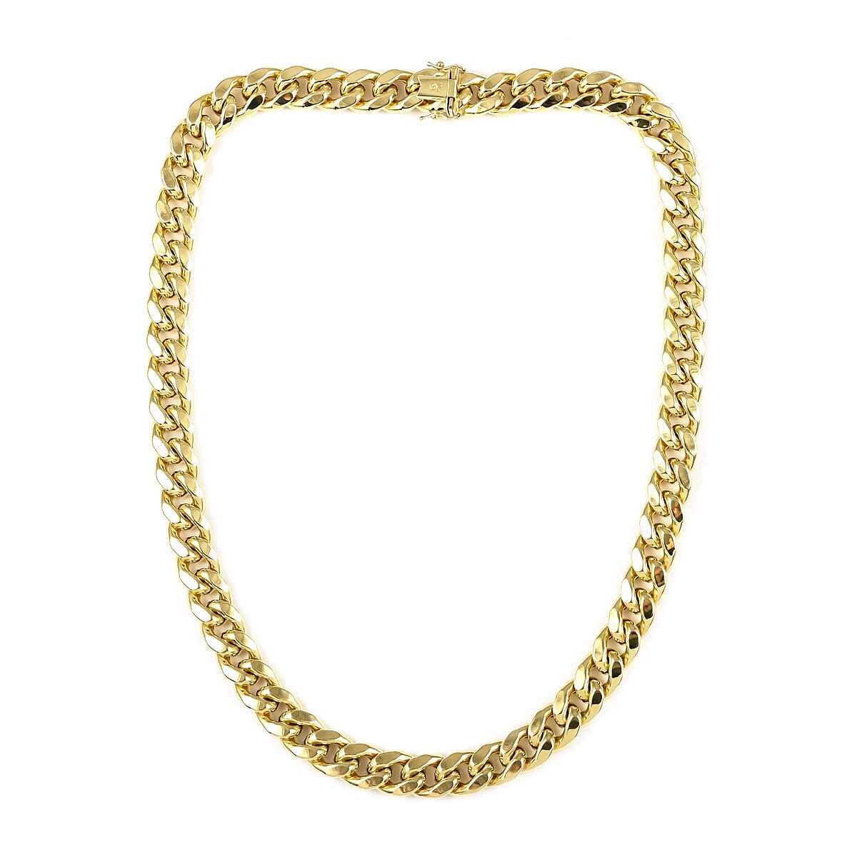10K Yellow Gold 12.8mm Miami Cuban Necklace 22 Inches 80.4 Grams image number 5