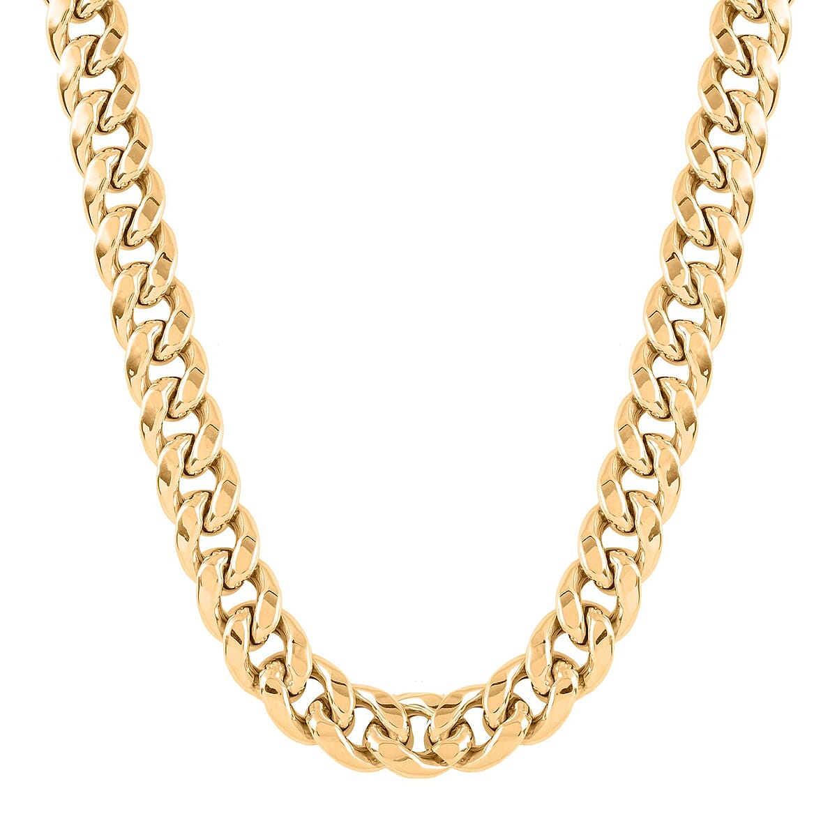 10K Yellow Gold 12.8mm Miami Cuban Necklace 20 Inches 74.90 Grams image number 3