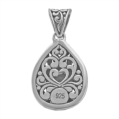 Bali Legacy Sterling Silver Floral Pendant 4.30 Grams