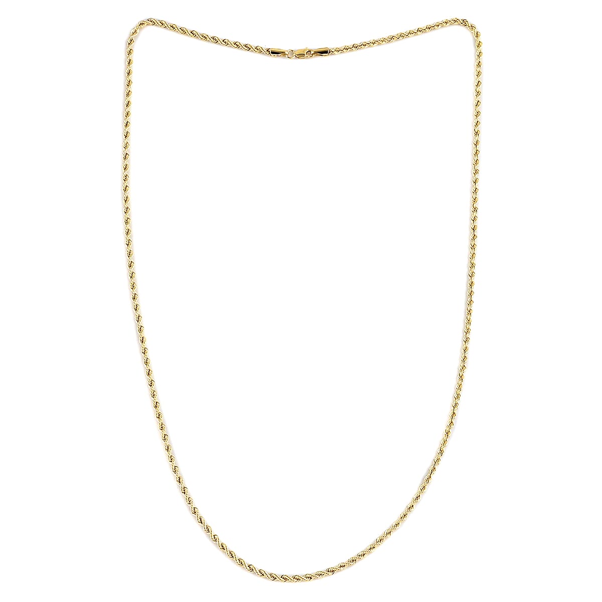 10K Yellow Gold 6mm Quint Rope Chain Necklace 22 Inches 13.90 Grams image number 3