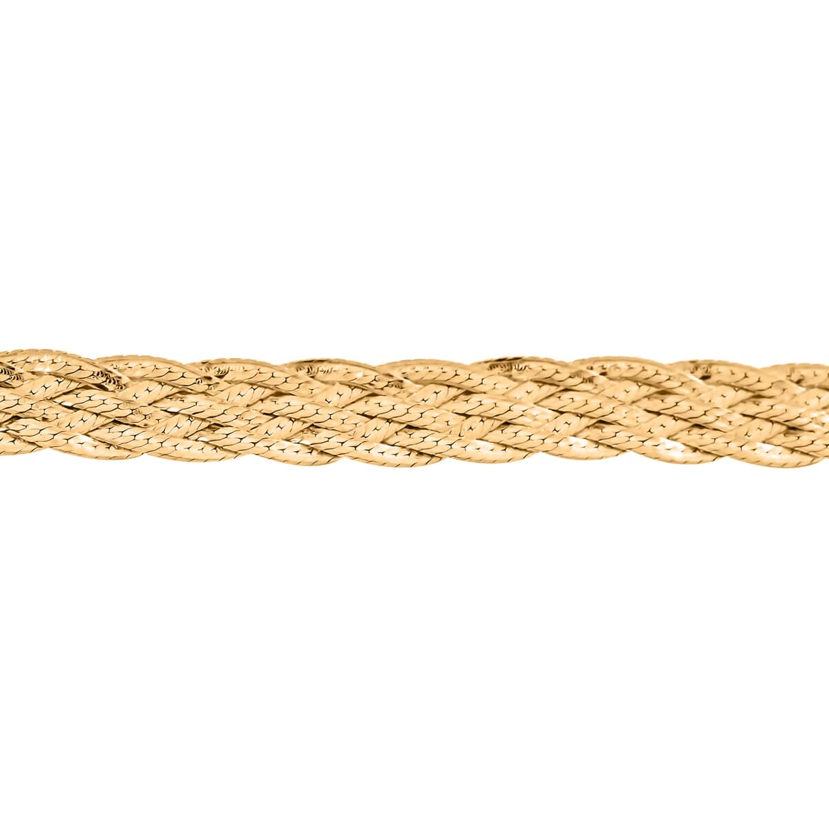 Silver Braided Herringbone Chain Necklace – Olive & Chain