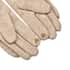 Beige Cashmere Warm Gloves with Bowknot and Equipped Touch Screen Friendly  image number 3
