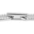 Cheryl Exclusive Pick 10K White Gold G-H I2 Diamond Paperclip Bracelet (7.50 In) 7.10 Grams 1.00 ctw image number 3