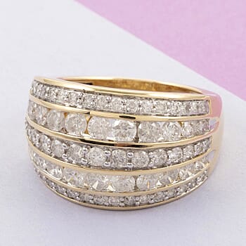 7 / White Diamond / 14K Gold - Product card gallery slide 2 (10176906330425)