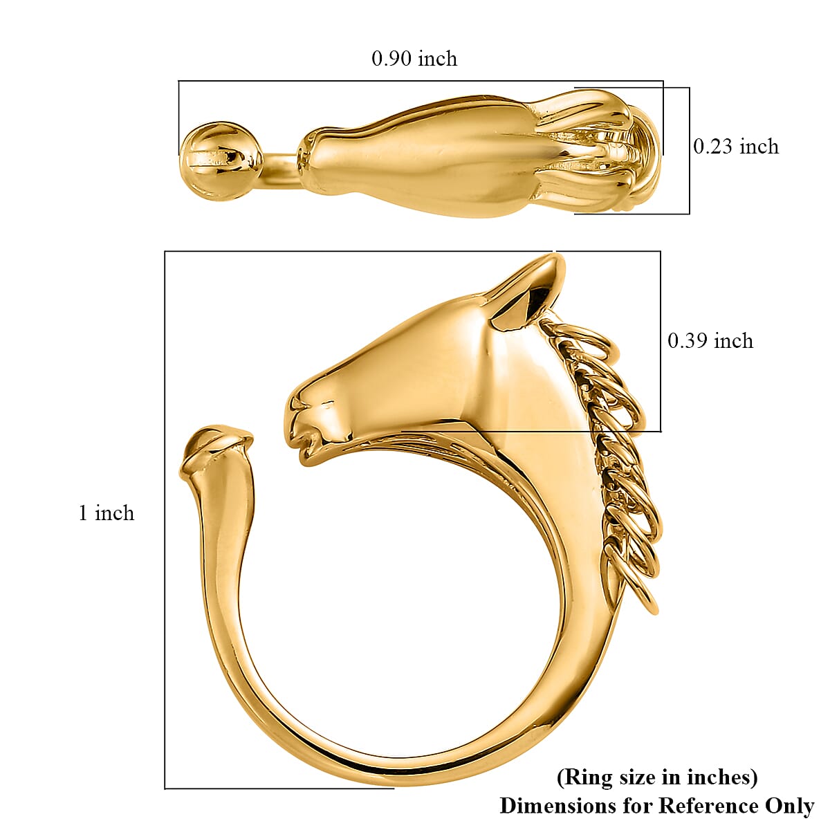 Vermeil YG Over Sterling Silver Fancy Ring (5 g)
