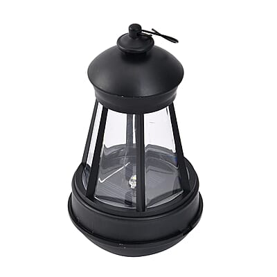 Outdoor Solar Light Angel Statue - Brown