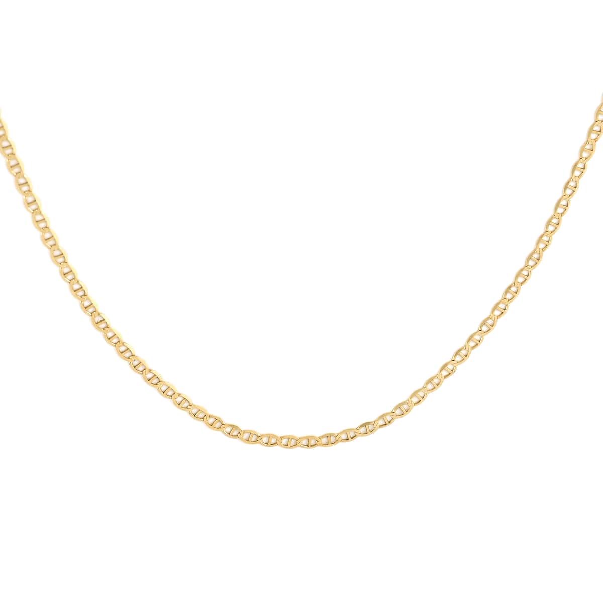 Italian 14K Yellow Gold 1.5mm Mariner Chain 24 Inches 1.60 Grams image number 0