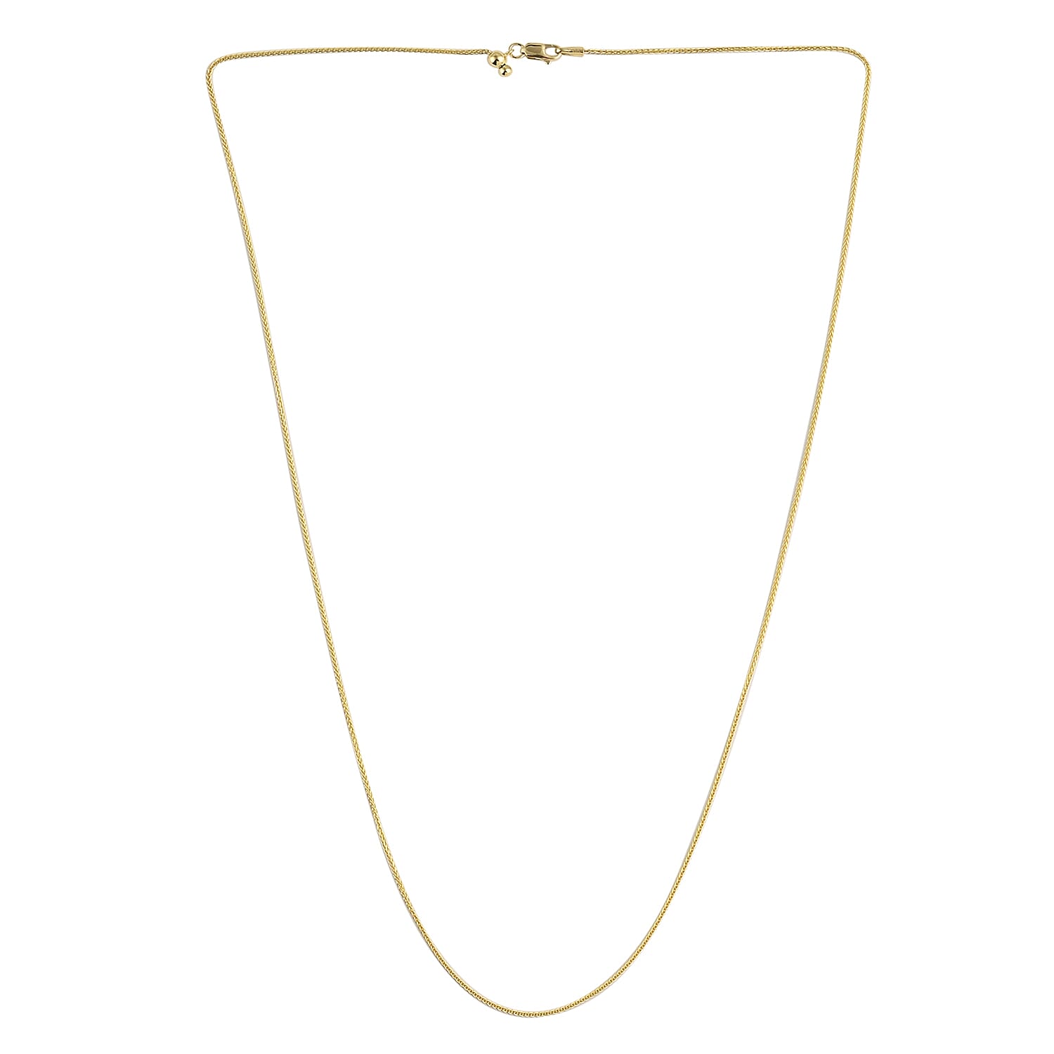 Buy Italian 10K Yellow Gold 1mm Roc Necklace 24 Inches 3.70 Grams