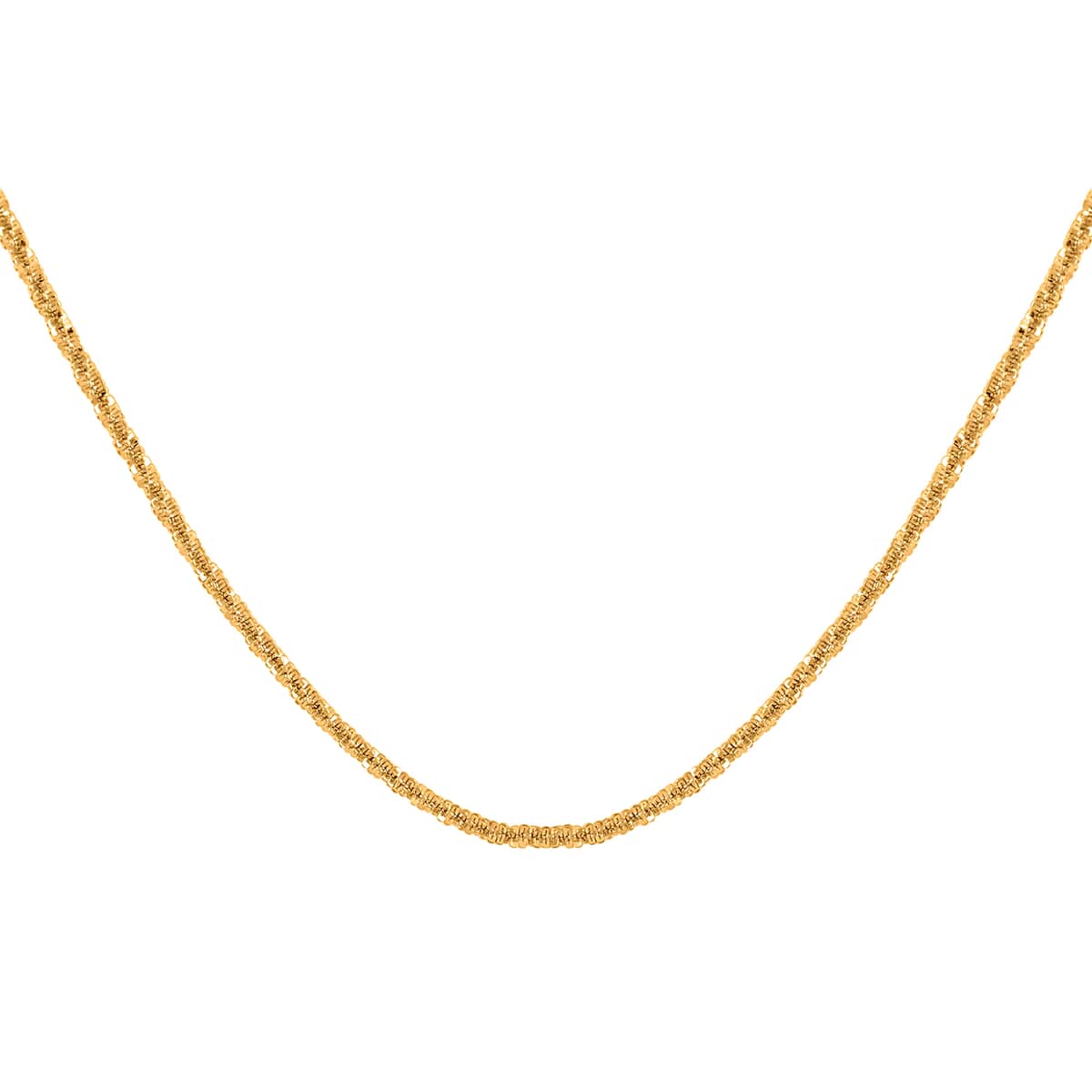Italian 10K Yellow Gold Wheat Necklace 24 Inches 3.60 Grams image number 0
