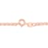 Italian 10K Rose Gold White Crystal Spiga Tennis Bracelet (7.50 In) 2.60 Grams image number 2