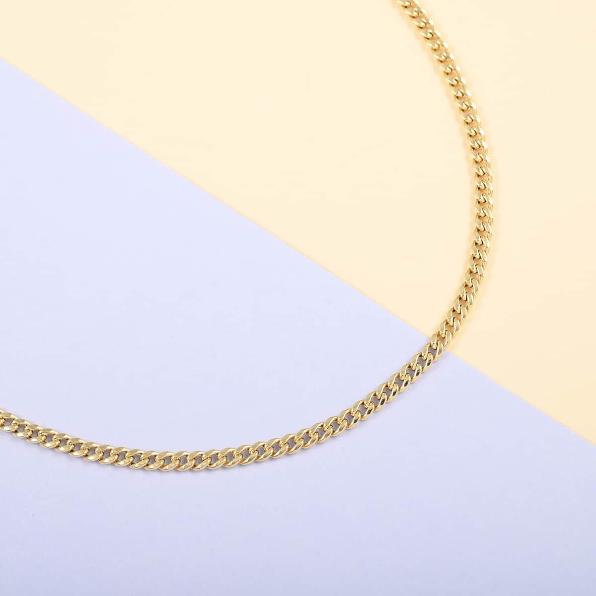 14K Yellow Gold 3mm Miami Cuban Chain Necklace (22 Inches) (5.5 g) image number 1