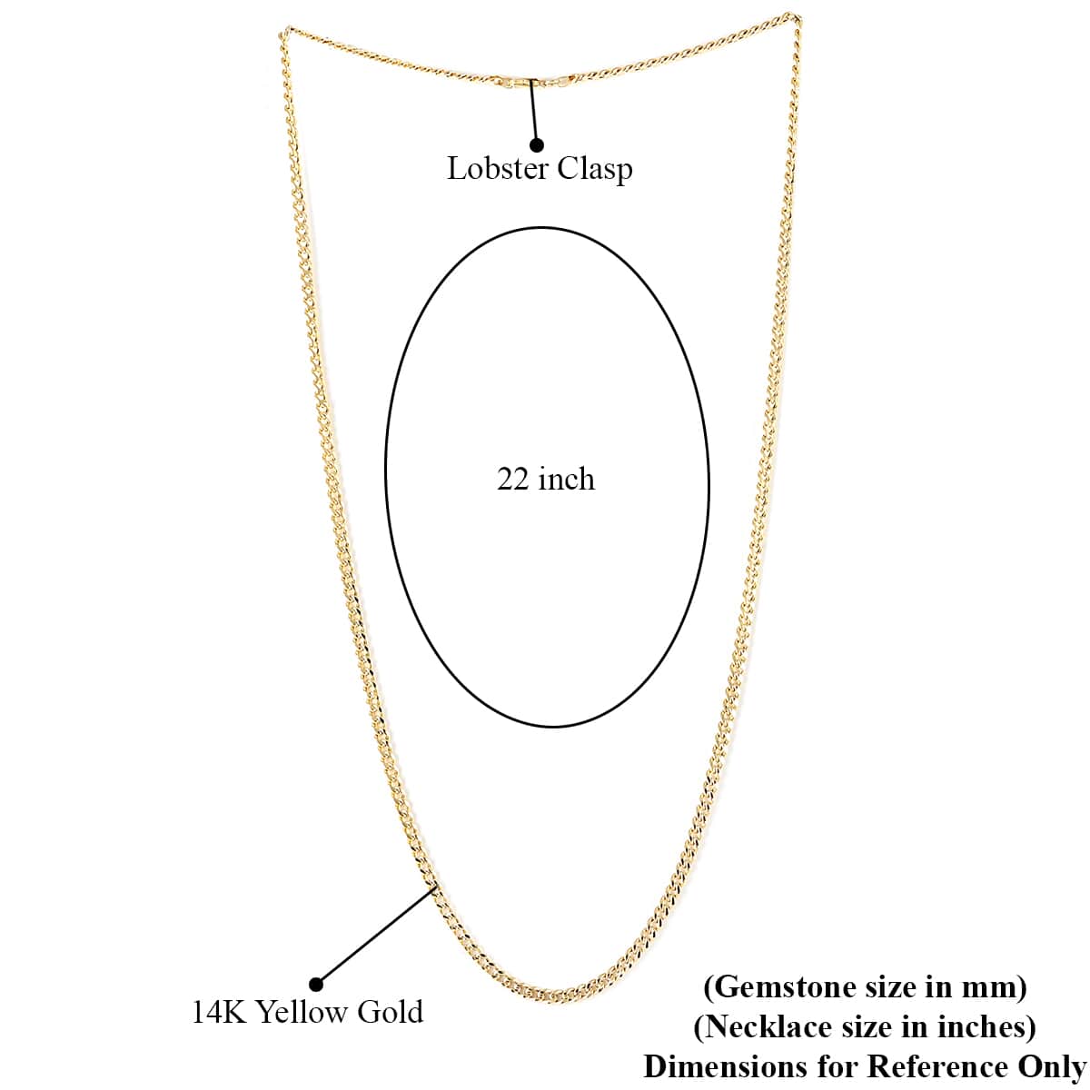14K Yellow Gold 3mm Miami Cuban Chain Necklace (22 Inches) (5.5 g) image number 3