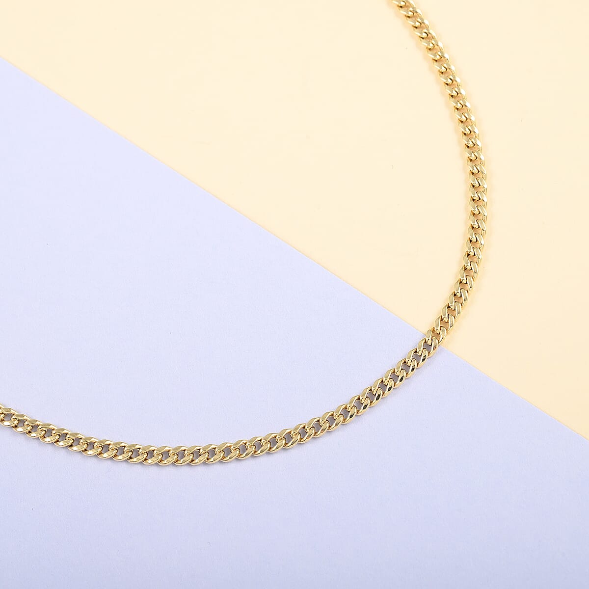 14K Yellow Gold 3mm Miami Cuban Chain Necklace 24 Inches 5.7 Grams image number 1