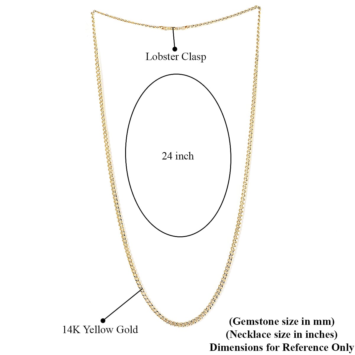 14K Yellow Gold 3mm Miami Cuban Chain Necklace 24 Inches 5.7 Grams image number 3