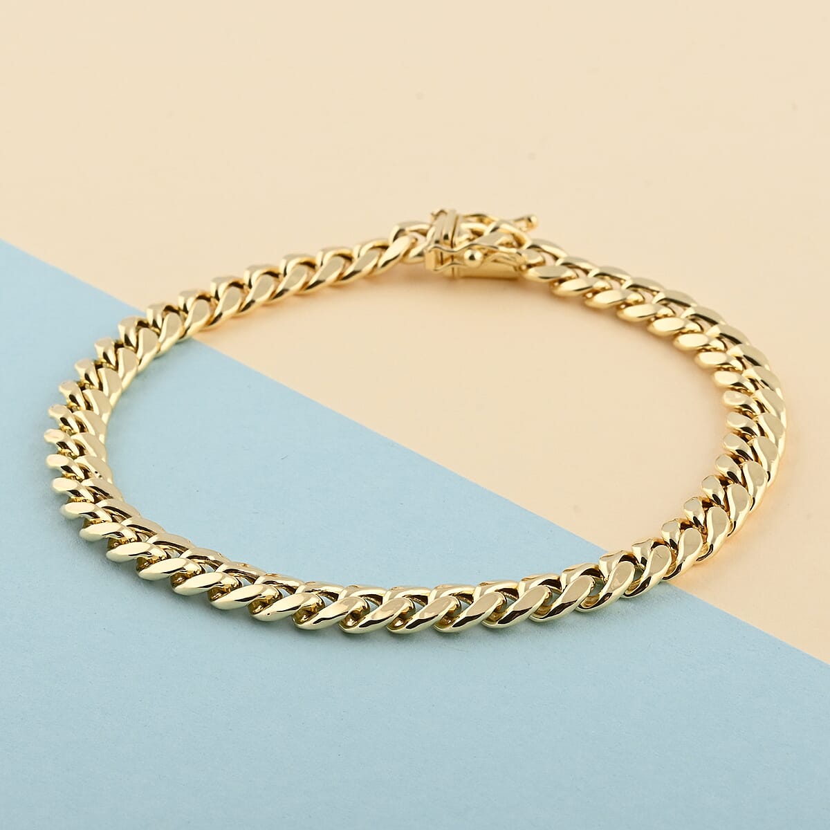 10K Yellow Gold 3.75mm Miami Cuban Bracelet (8.00 In) 3.0 Grams image number 1