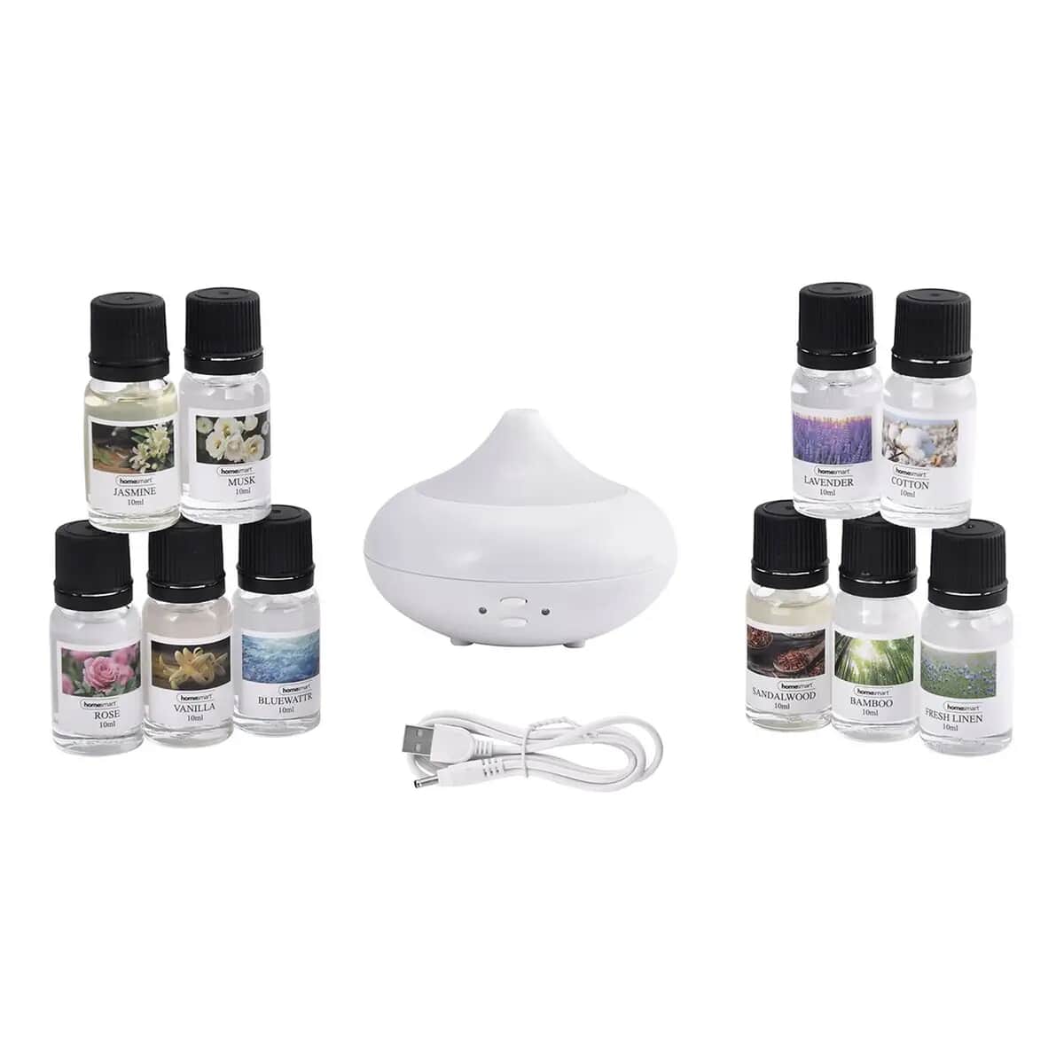 7 Color Light Humidifier With 10 Essential Oil image number 0