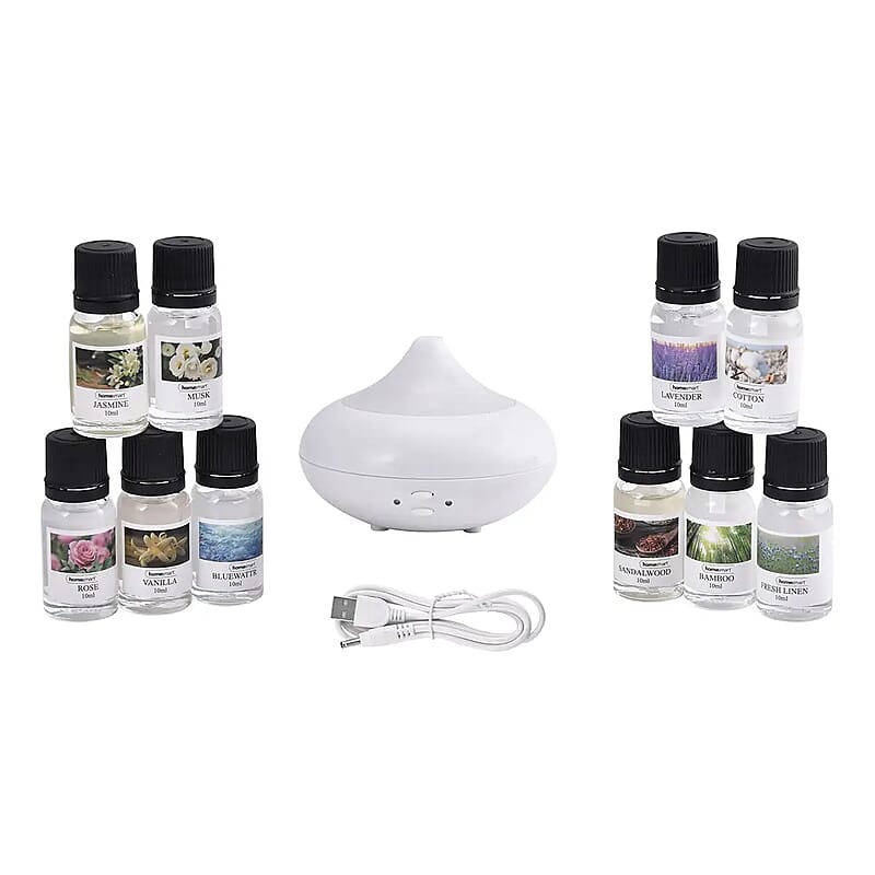 7 Color Light Humidifier With 10 Essential Oil