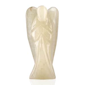 Hand Carved Green Aventurine Gemstone Angel