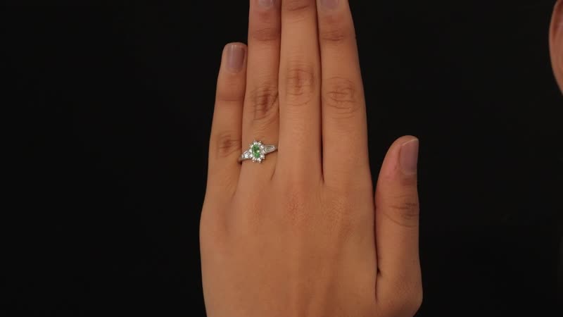 Premium Ouro Fino Rubellite and Natural White Zircon Sunburst Ring in Platinum Over Sterling Silver 0.75 ctw