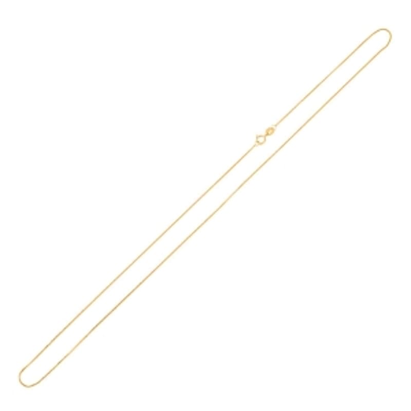 18K Yellow Gold Chain Necklace