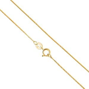 18K Yellow Gold Chain Necklace