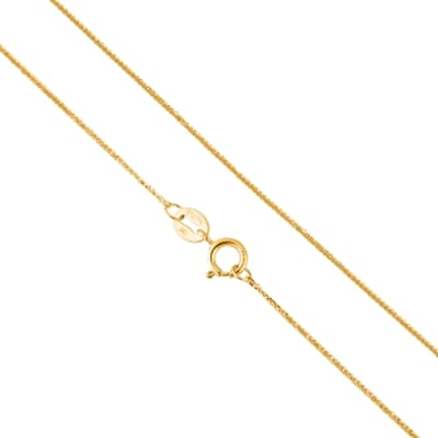 18K Yellow Gold Chain Necklace