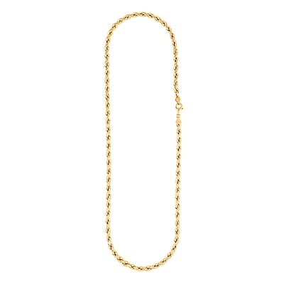 Ankur Treasure Chest 10K Yellow Gold 5mm Quint Rope Chain Necklace 24 Inches 12 Grams