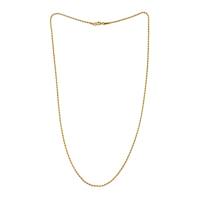 New York Closeout 10K Yellow Gold 7mm Rope Necklace 24 Inches 18.70 Grams