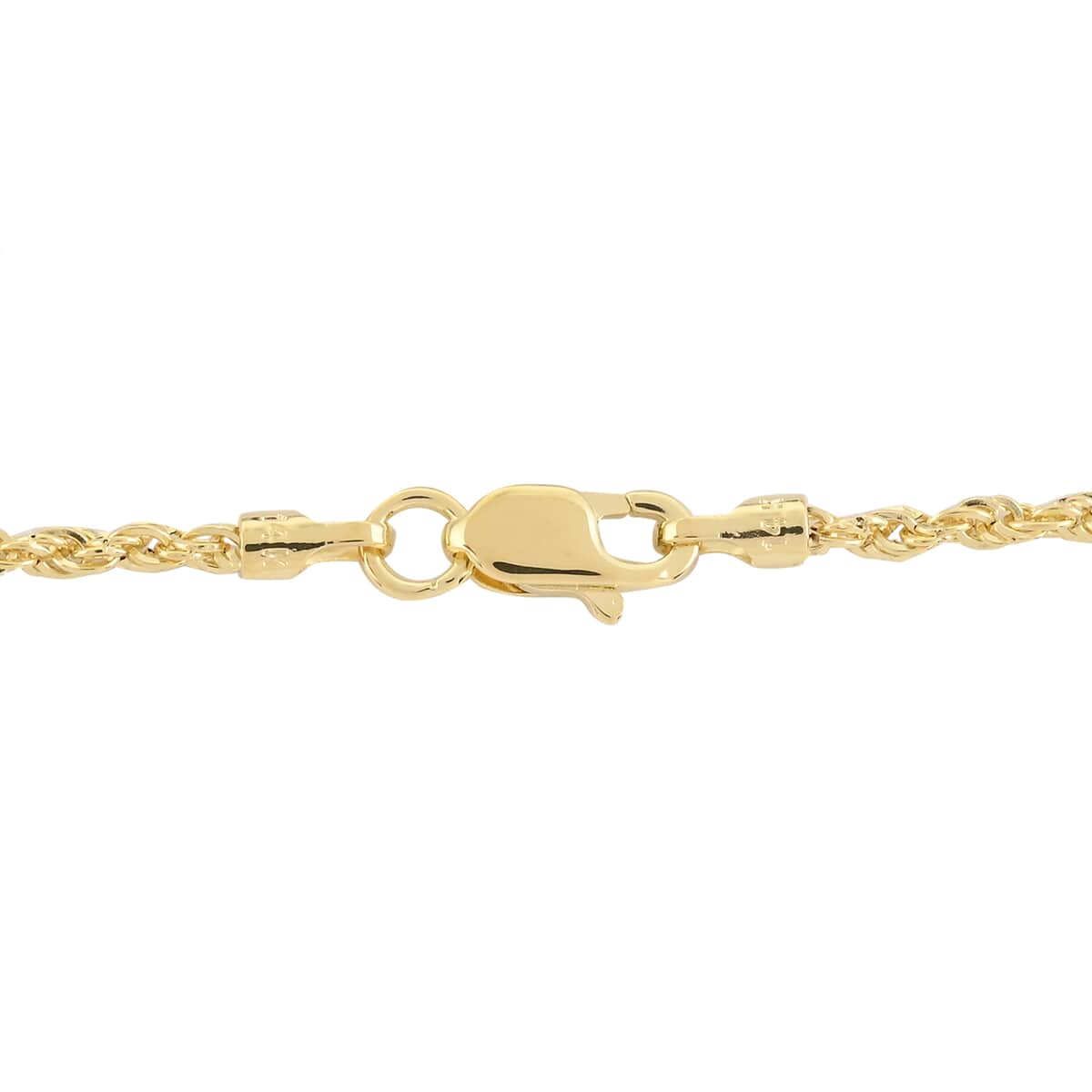 New York Closeout 14K Yellow Gold 4mm Laser Rope Necklace 26 Inches 8.50 Grams image number 1