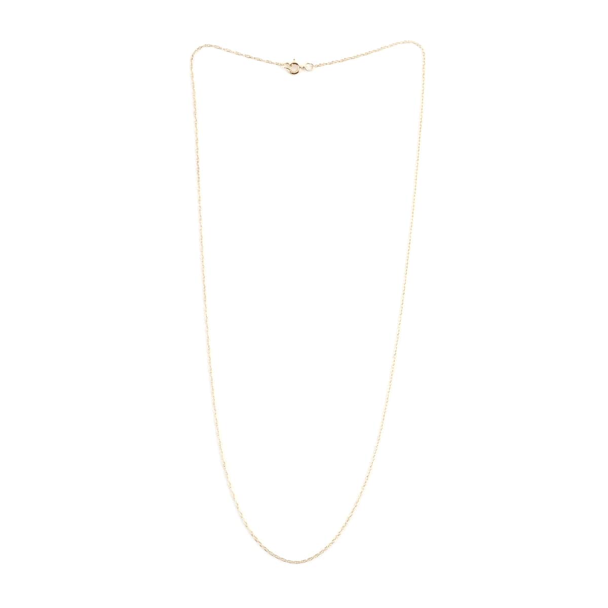 Vegas Closeout Deal 10K Yellow Gold 5mm Quint Rope Necklace 18 Inches 7.85 Grams image number 2