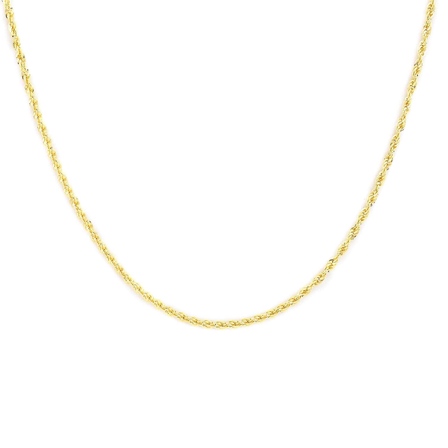 LA Closeout Deal 14K Yellow Gold 5mm Rope Necklace 18 Inches 12.90 Grams