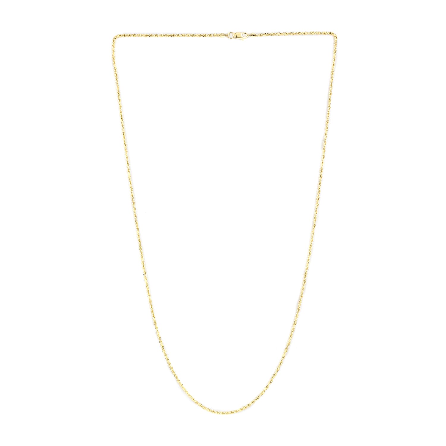 LA Closeout Deal 14K Yellow Gold 5mm Rope Necklace 18 Inches 12.90 Grams