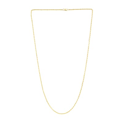 LA Closeout Deal 14K Yellow Gold 5mm Rope Necklace 18 Inches 12.90 Grams