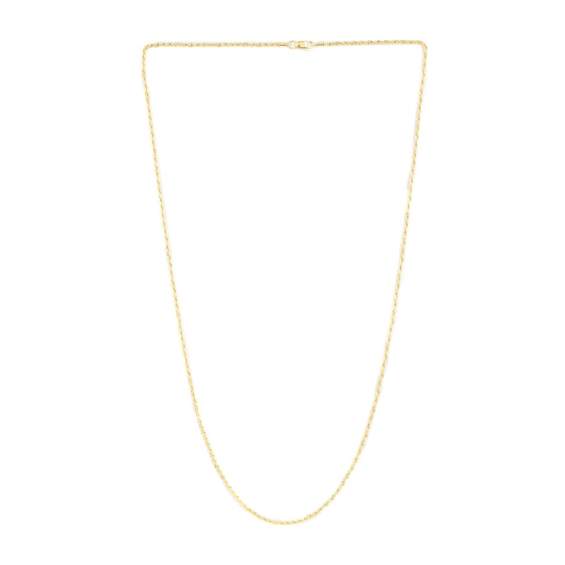 LA Closeout Deal 14K Yellow Gold 5mm Rope Necklace 18 Inches 12.90 Grams