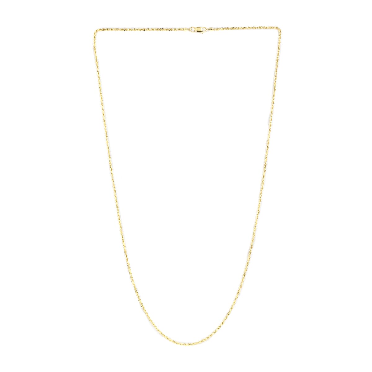 14K Yellow Gold 5.5mm Rope Necklace 24 Inches 15.50 Grams image number 2
