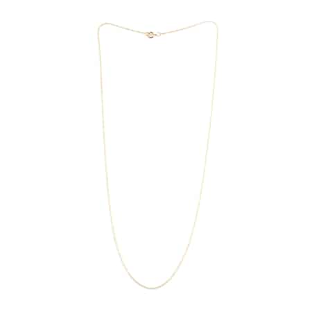New York Closeout 10K Yellow Gold 4.5mm Rope Necklace 18 Inches 7.83 Grams image number 2